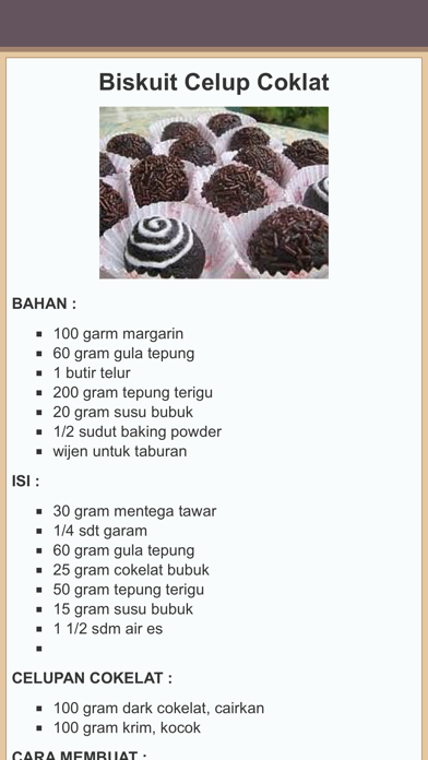 How to cancel & delete Resep Kue Kering Indonesia from iphone & ipad 3