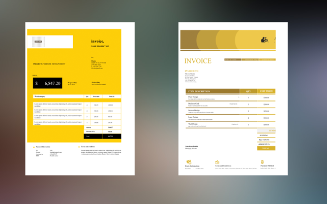 Invoice for Excel - US Letter Size(圖2)-速報App