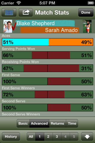 Tennis Score Tracker Basic screenshot 2