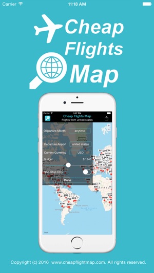 Cheap Flights Map - See where you can go for how much. Book (圖1)-速報App