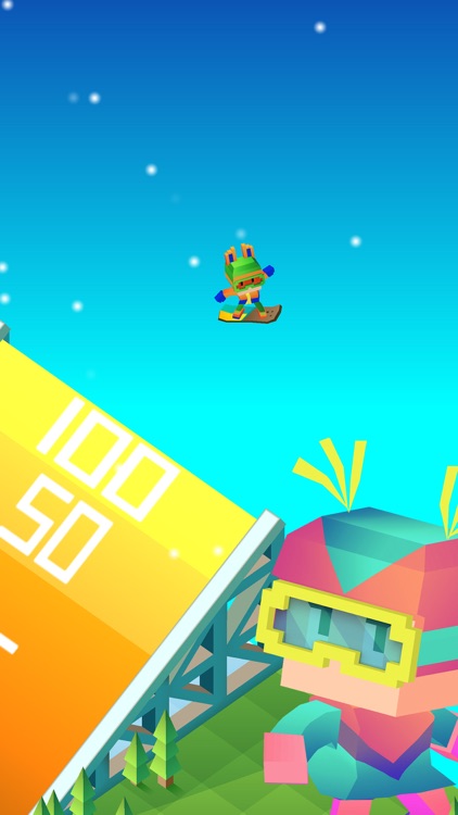 Blocky Snowboarding