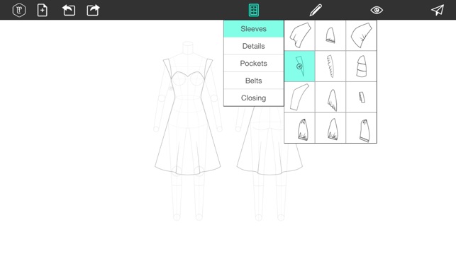 Fashion Design FlatSketch(圖2)-速報App