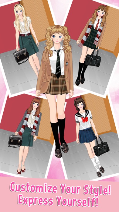 How to cancel & delete School Uniform Beauty Girl Dress Up Prom Salon from iphone & ipad 3