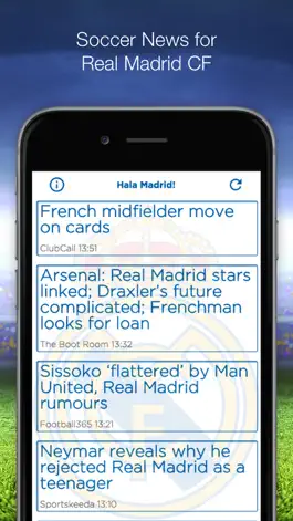 Game screenshot Soccer News For Real Madrid CF - Football Headlines For Madridista mod apk