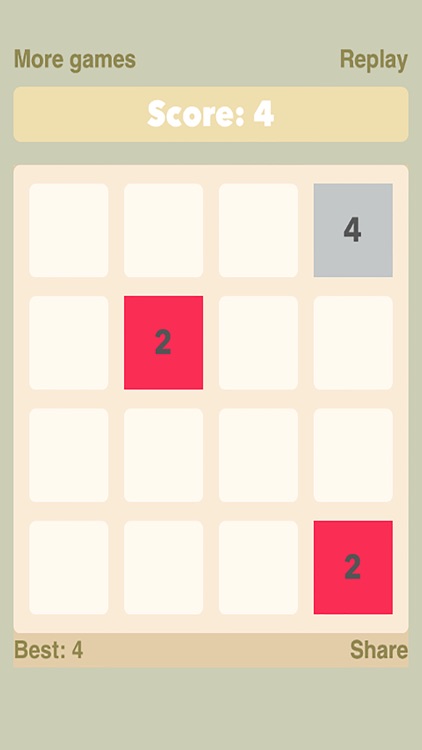 2048 Game - Endless Mode