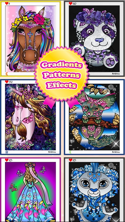 Coloring Pages for Adults with Animals Color Book! screenshot-4