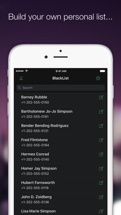 BlackList: caller ID & blocker