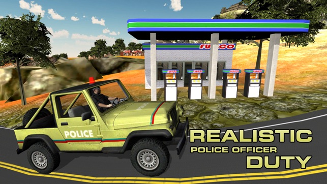 Offroad cảnh sát 4x4 Jeep - đuổi và bắt giữ tên cướp trong cop xe lái xe trò chơi này