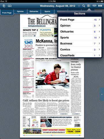 The Bellingham Herald eEdition screenshot 3