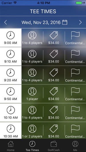 Continental CC Flagstaff Tee Times(圖3)-速報App