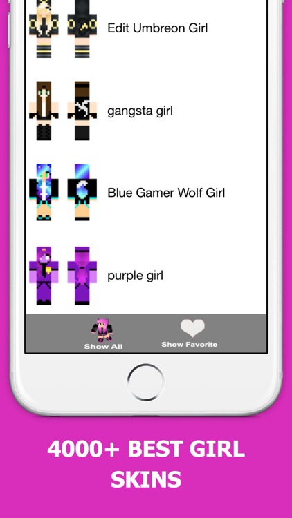 Best Girl Skins for Minecraft PE Free