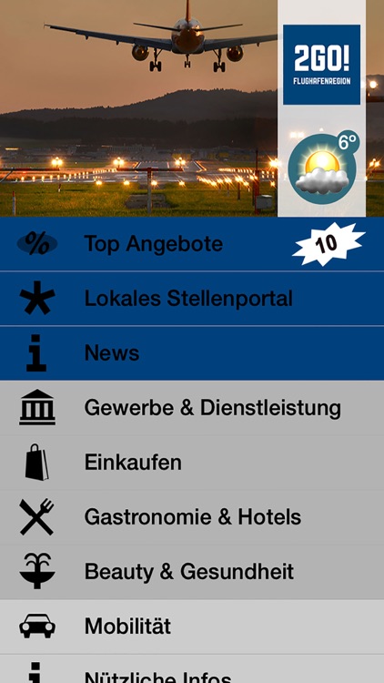 2GO! Flughafenregion