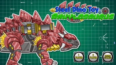 How to cancel & delete Steel Dino Toy:Mechanic Ankylosaurus-2 player game from iphone & ipad 1