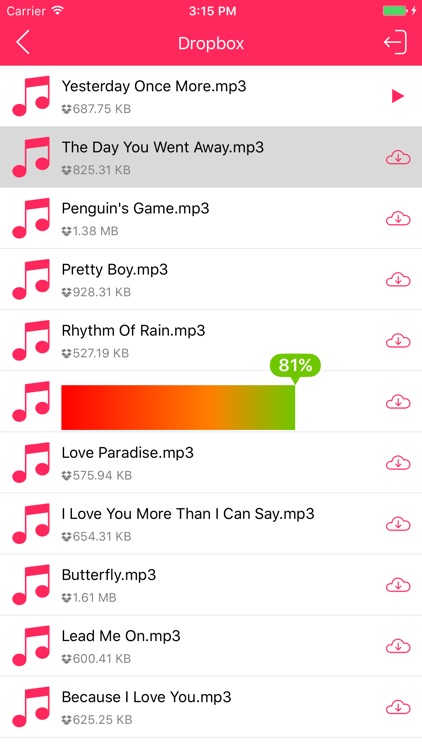 Cloud Songs - Free Music Album & Playlists Manager screenshot-3