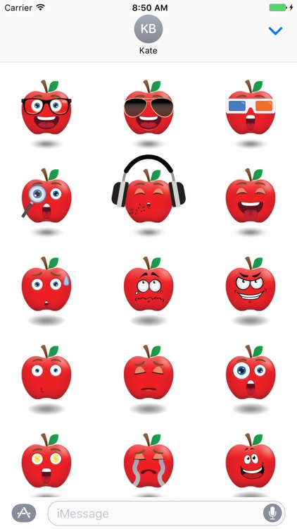 Sticker Me: Apple Faces