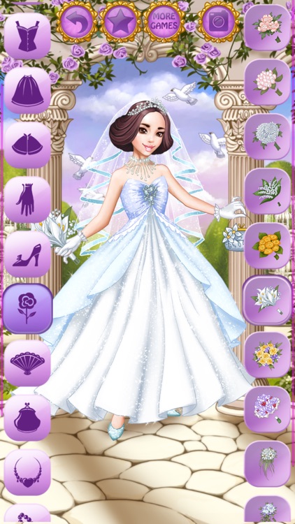 Cinderella Wedding Dress Up - games for girls screenshot-3