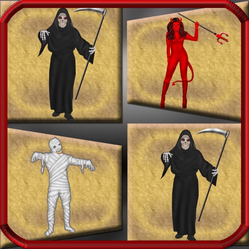 2015 Halloween Horror Memory Flash Cards