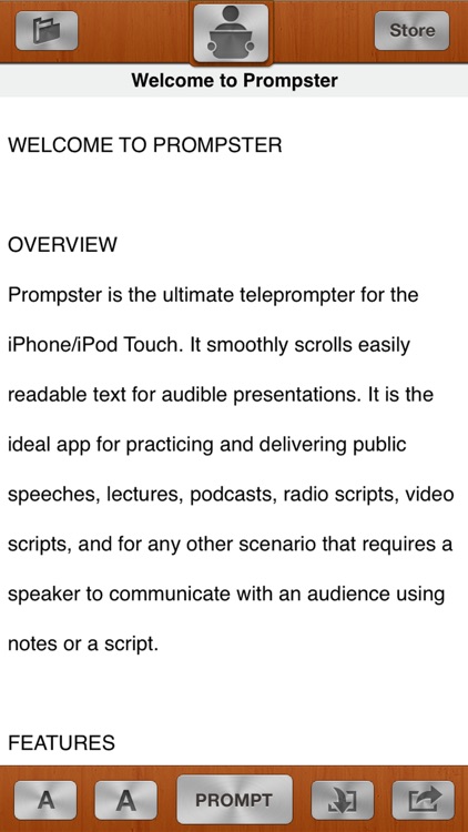 Prompster Pro™ - Teleprompter screenshot-1