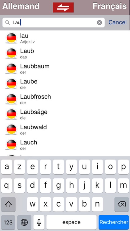 Dictionnaire Allemand-Français Larousse