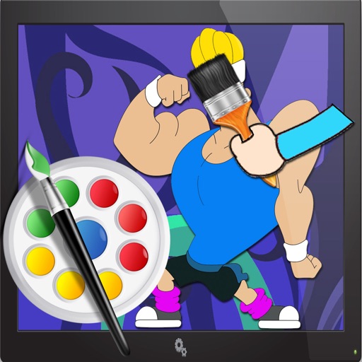 Paint Games Jhonny Bravo Version iOS App