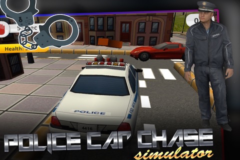 Police Car Chase Drive Simulator 3D screenshot 2