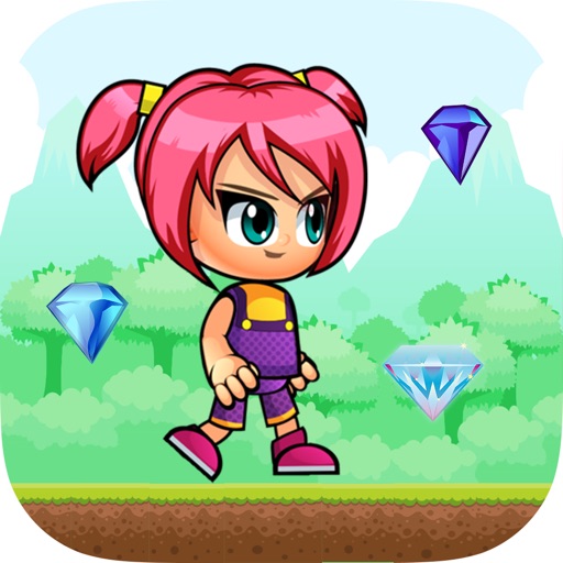 Girl Runner - Keep Diamond iOS App