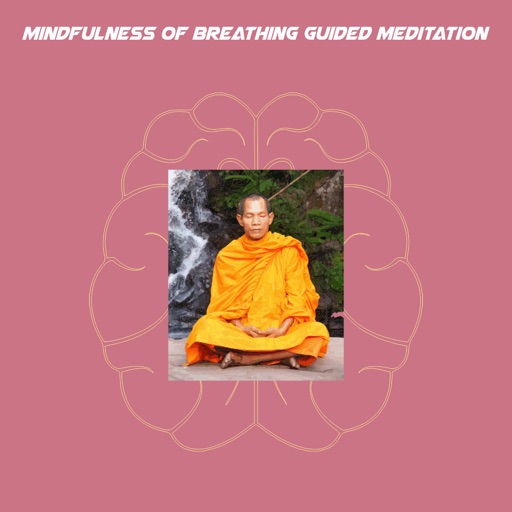 Mindfulness of breathing guided meditation icon