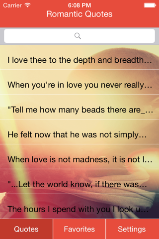 Romantic's Quotes screenshot 2