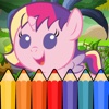 PONY Coloring Games for Little Toddler Girls