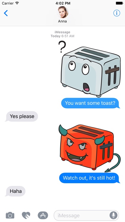 Toaster Stickers - Best emoji for breakfast