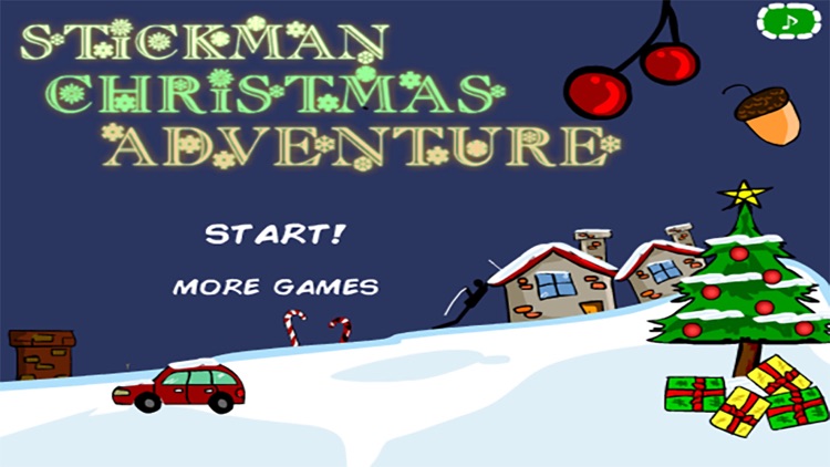 Stickman Christmas Adventure - Tap to Fly