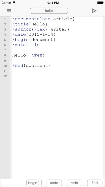 TeX Writer - LaTeX Editor and Compiler