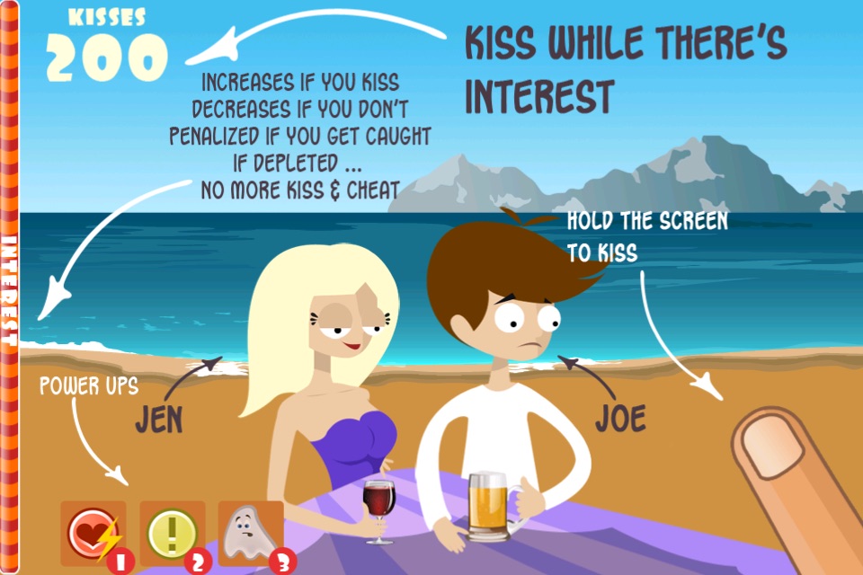 Kiss and Cheat: Kissing Game screenshot 2