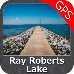 Ray Roberts Lake Texas GPS fishing spot & chart