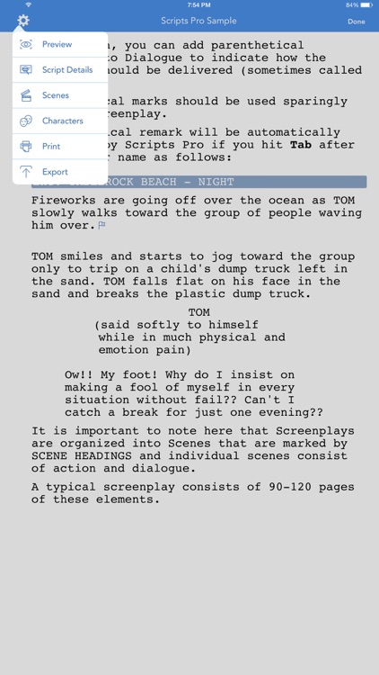 Scripts Pro - Screenwriting on the Go