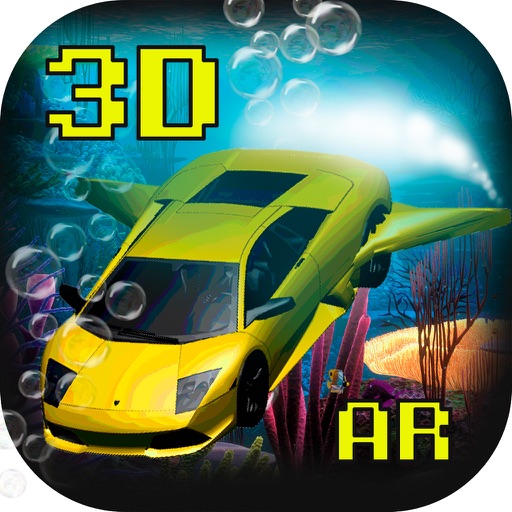 Submarine Car Underwater 3D AR Simulator icon