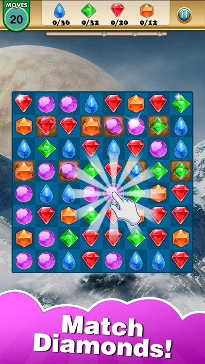 Jewel Heroes King - dash up charm geometry gems