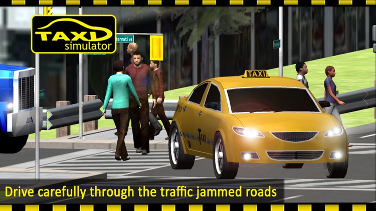 3D Taxi Simulator - Public transport service & parking stand simulation game