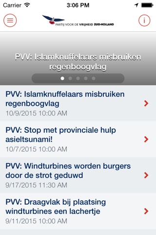 PVV Zuid-Holland screenshot 2