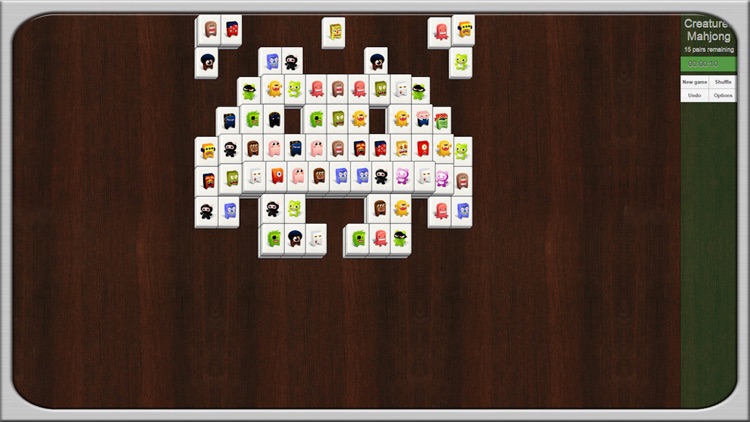 Ceatures Mahjong Solitaire Puzzle Game