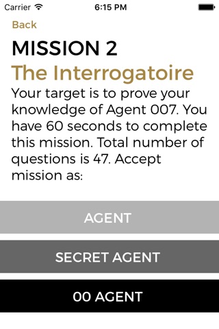 Secret Agent Quiz screenshot 3