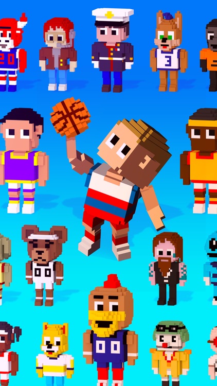Blocky Basketball - Endless Arcade Dunker screenshot-4