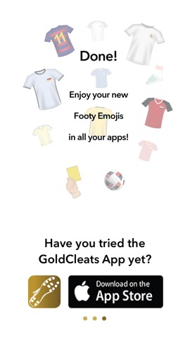 Goldcleats サッカー絵文字キーボード Iphoneアプリ Applion