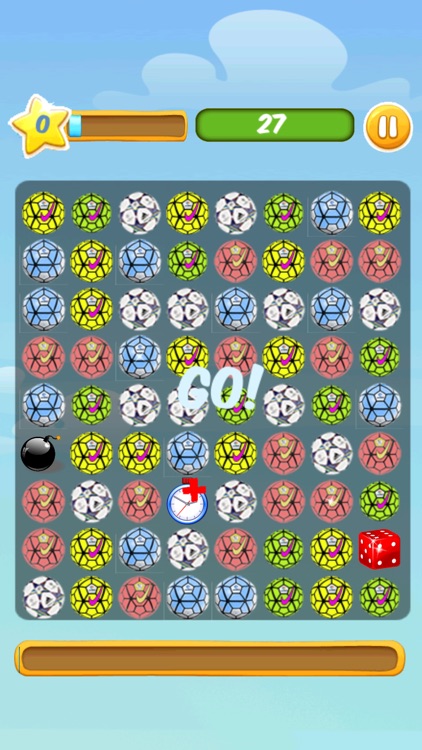 Match Three Football Soccer Game for Kids Free
