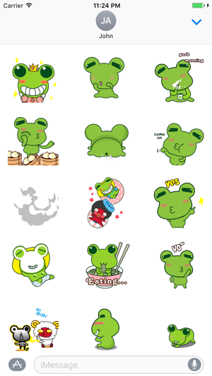 Frog Cute - Fc Sticker(圖3)-速報App