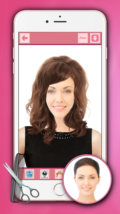 How to cancel & delete HairStyle Makeover For Girls - Hair Salon Editor from iphone & ipad 4