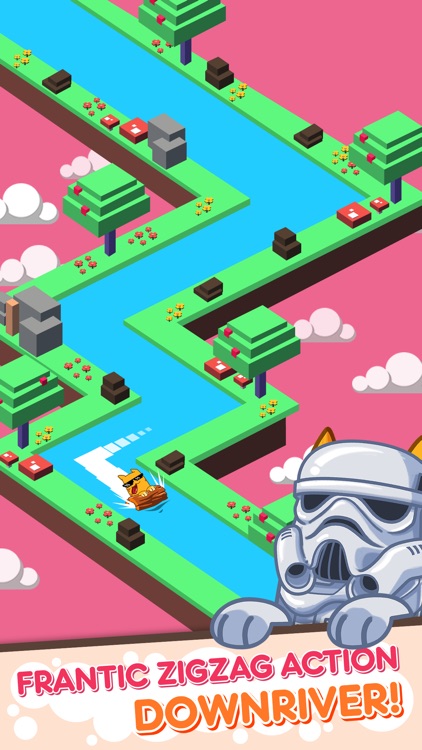 Splashy Cats: Endless Zigzag Arcade Water Game screenshot-3