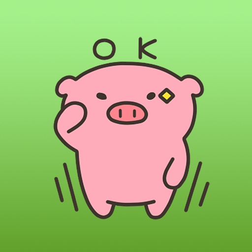 Aki The Pig Stickers for iMessage