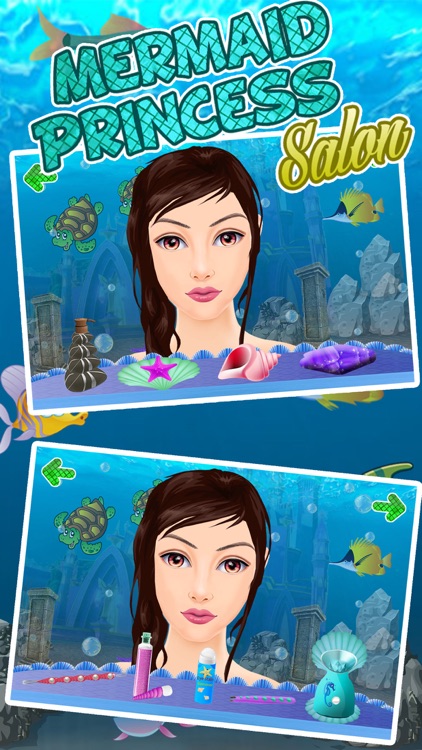 Little Underwater Mermaid Ocean Queen Spa Makeup Dress up & Makeover Beauty Salon