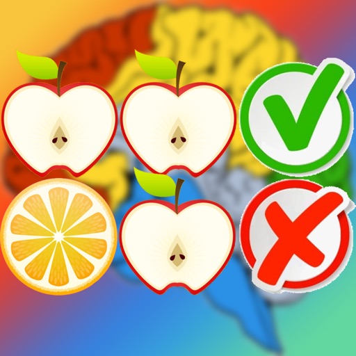 Preschool Memory Game First Images Match Two Same Icon